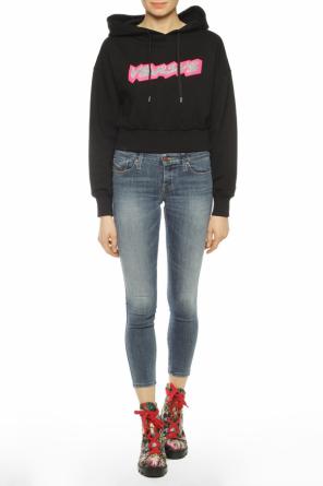 Krótka bluza z logo, zdjęcie 2 Krótka bluza z logo od Versace Versus